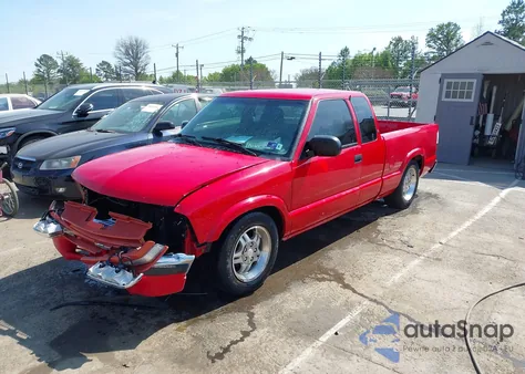 1999 Chevrolet S-10 Ls z USA, uszkodzony, nr VIN 1GCCS19X2X8185029